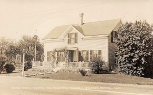 RPPC Home Nook, Route 1, Belfast, Maine Roadside ca 1930s Vintage Postcard