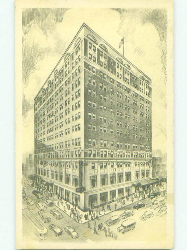 1930's ROOSEVELT HOTEL Pittsburgh Pennsylvania PA HQ5813