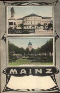 Mainz Germany Split-View c1910 Postcard