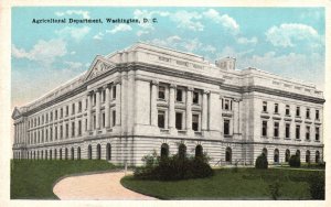 Vintage Postcard 1920's Agricultural Department Office Building Washington DC