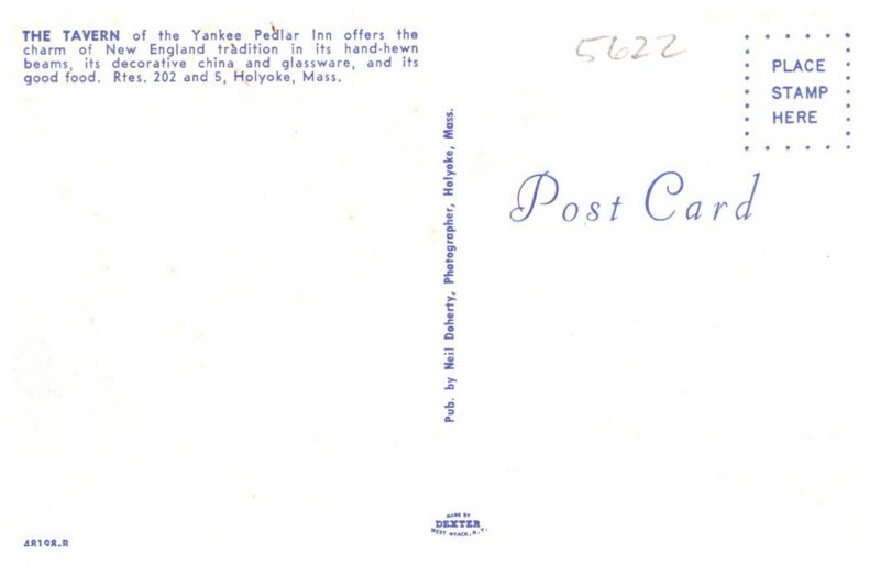 Masachusetts  Holyoke The Tavern Restaurant , Dining Room