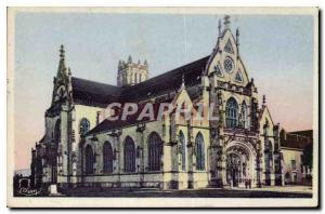 Old Postcard Around Bourg Ain Brou Church