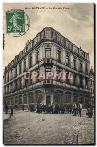 Old Postcard Roubaix Hotel Post Great post