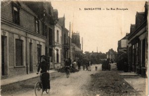 CPA SANGATTE - La Rue Principale (976467)