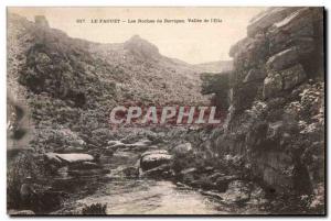 Old Postcard The Faouet Barrigan Vallee Les Roches of It