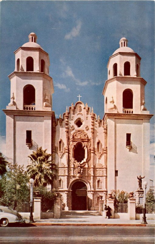 San Agustin Cathedral, Cathedral of Saint Augustine, Tucson, Arizona, Postcard