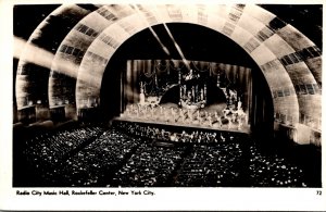 New York City Rockefeller Center Radio City Music Hall Interior Real Photo