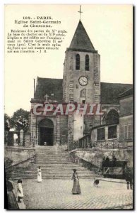 Old Postcard Church Paris Saint Germain de Charonne