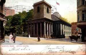 Massachusetts Boston King's Chapel 1906