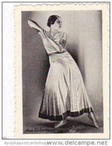 GARBATI CIGARETTE CARD FAMOUS DANCERS NO 171 AFRIKA DOERING