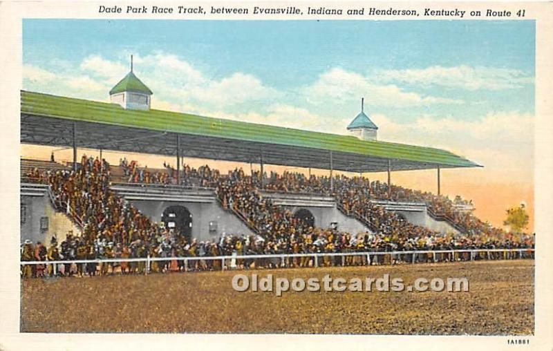 Dade Park Race Track Henderson, KY , USA Horse Racing Unused 