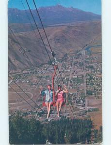 Pre-1980 AERIAL VIEW Jackson Wyoming WY A5395