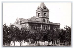 Rawlins County Courthouse Atwood Kansas Real Photo Postcard RPPC