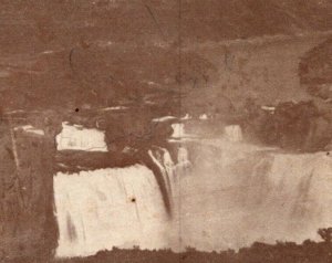 Vintage 1900's Postcard Aerial View Shoshone Falls Snake River Twin Falls Idaho