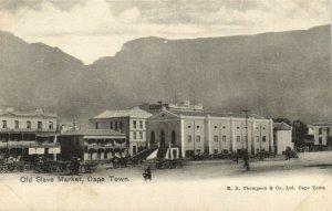 PC CPA SOUTH AFRICA, CAPE TOWN, OLD SLAVE MARKET, VINTAGE POSTCARD (b15689)