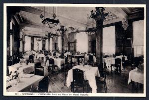 Hotel Astoria Dining Room Coimbra Portugal unused c1920's