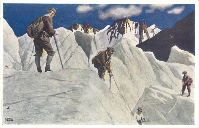 Austrian painter, graphic artist and mountaineer Otto Barth alpinism climbing