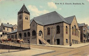 First M E Church Braddock, Pennsylvania PA