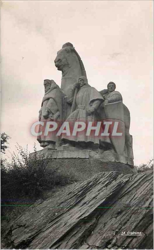 Postcard Modern Stork Chateau Regnault Monument Four Aymon Sons