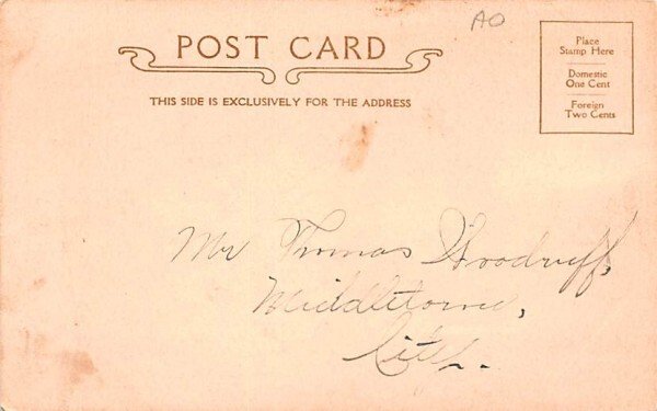 Railroad Station Middletown, New York Postcard