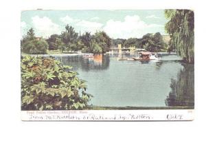 Pond Public Gardens, Boston Massachusetts, Used 1906 Flag Cancel