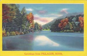 Minnesota Greetings From Pillager 1966