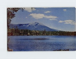 Postcard Mt. Katahdin From Kidney Pond Camps, Baxter State Park, Maine