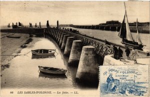 CPA LES SABLES-D'OLONNE Les Jetées MAXIMUM CARD (869018)