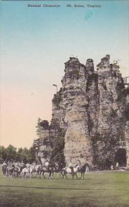 Natural Chimneys Mount Solon Virginia Albertype