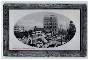 c1910 Hastings Street, Vancouver British Columbia Canada Antique Postcard