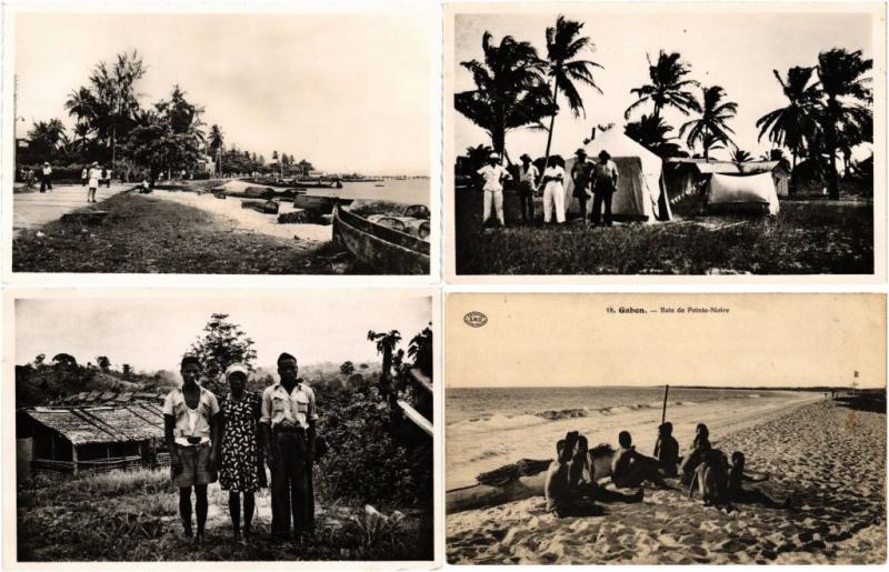 GABON, CENTRAL AFRICA 100 CPA Vintage Postcards pre-1960 (L3297)