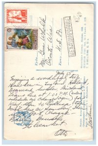 Moscow Russia Postcard Stadium named After V.I. Lenin c1940's RPPC Photo