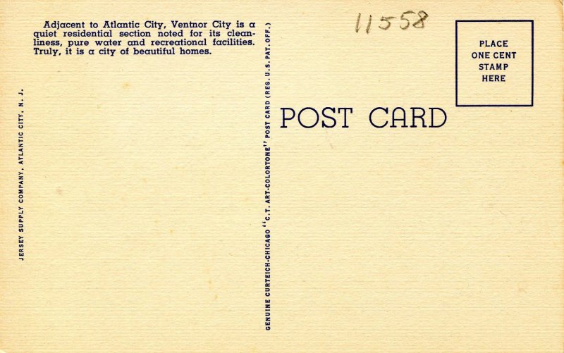 NJ - Ventnor City. View from Ventnor Pier