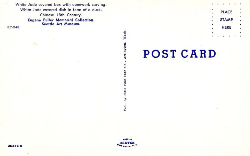 WA - Seattle. Art Museum, White Jade Covered Box, Dish