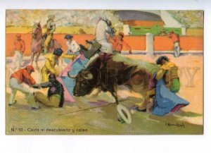 187569 SPAIN CORRIDA Matador BULL Fighting by LLOPIS old #10