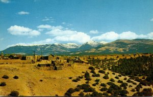 New Mexico Truchas Village Scene