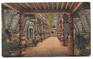 Mexico City Hotel Geneve Interior Lounge Vintage Arte Mexicano  Postcard