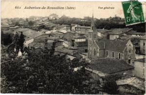 CPA AUBERIVES-de-ROUSSILLON - Vue générale (433408)