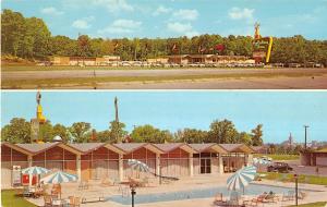 Meridian Mississippi Holiday Inn Multi-View Vintage Postcard V14703 