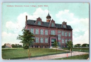 Austin Minnesota Postcard Southern Minnesota Normal College 1910 Vintage Antique