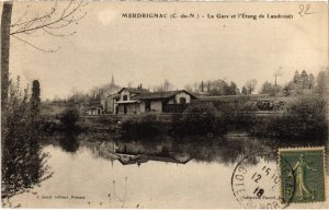 CPA MEDRIGNAC La Gare et l'Etang de Landrouet (1295904)