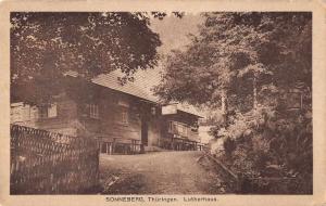 Sonneberg Germany Thuringen Lutherhaus Antique Postcard J66440