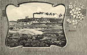 canada, MONTREAL, Quebec, Shooting the Lachine Rapids (1905) Postcard