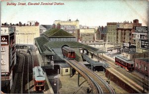 PC Dudley Street, Elevated Terminal Railroad Train Station Boston, Massachusetts