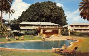 Lihue Kauai Hawaii 1960s Postcard Kauai Inn Hotel Swimming Pool