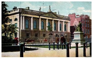 Ireland Dublin College of Surgeons & Stephen's Green , Ad for Postcard D...