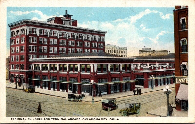 Postcard Terminal Building and Terminal Arcade in Oklahoma City, Oklahoma