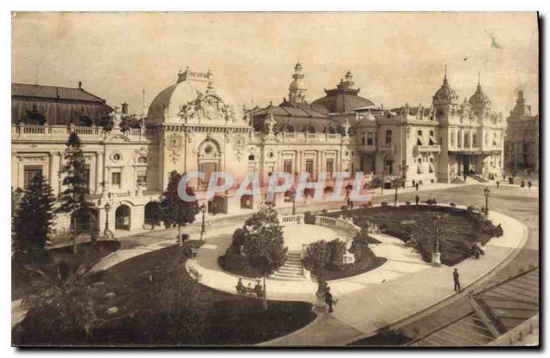 Old Postcard Monte Carlo Casino Together