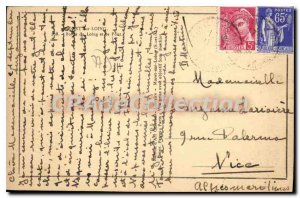 Postcard Old Moret Sur Loing Loing Edges From Bridge