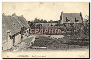 Old Postcard Auberville The farm mansion